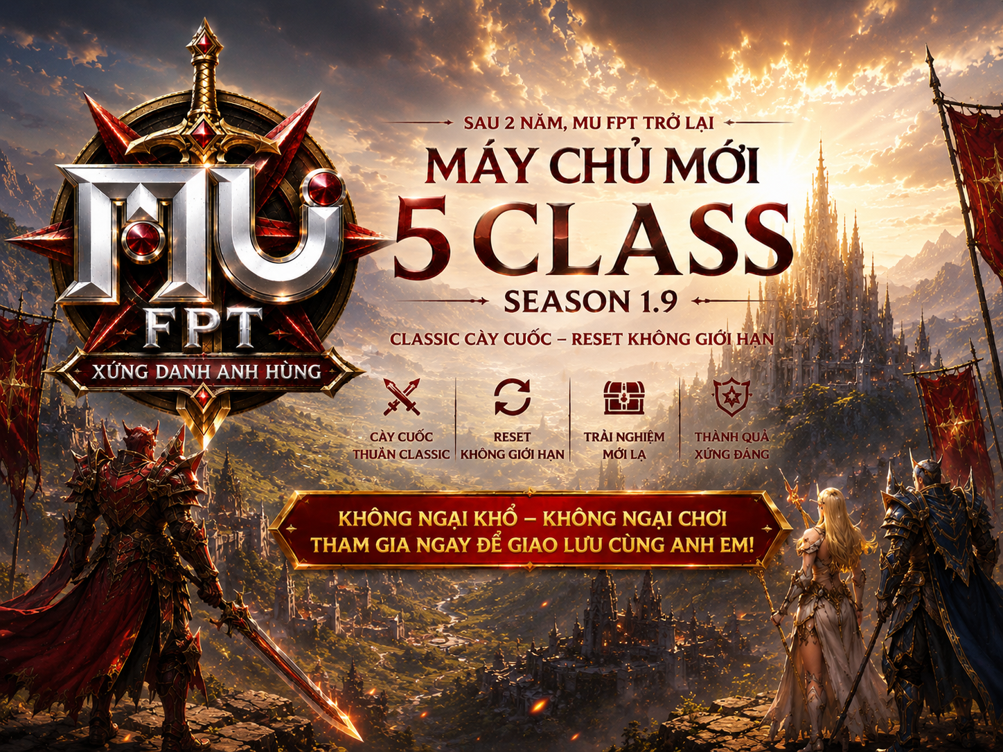 MU FPT máy chủ mới 5 Class Season 1.9